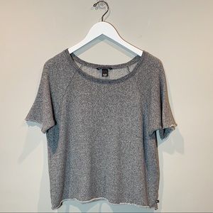 Victoria’s Secret Short Sleeve Sweatshirt Grey